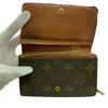 Louis Vuitton M61730 Vintage L-shaped Zipper Monogram Monogram Portonet Bie Tresol Bifold Wallet Brown Monogram Used