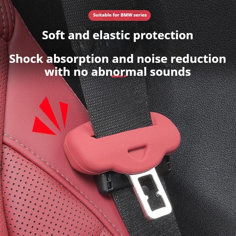 For BMW 1 2 3 5 7 Series X1 X2 X3 X4 X5 X6 X7 Car Seat Belt Protective Cover Anti-collision Scraper Car Interior Decoration