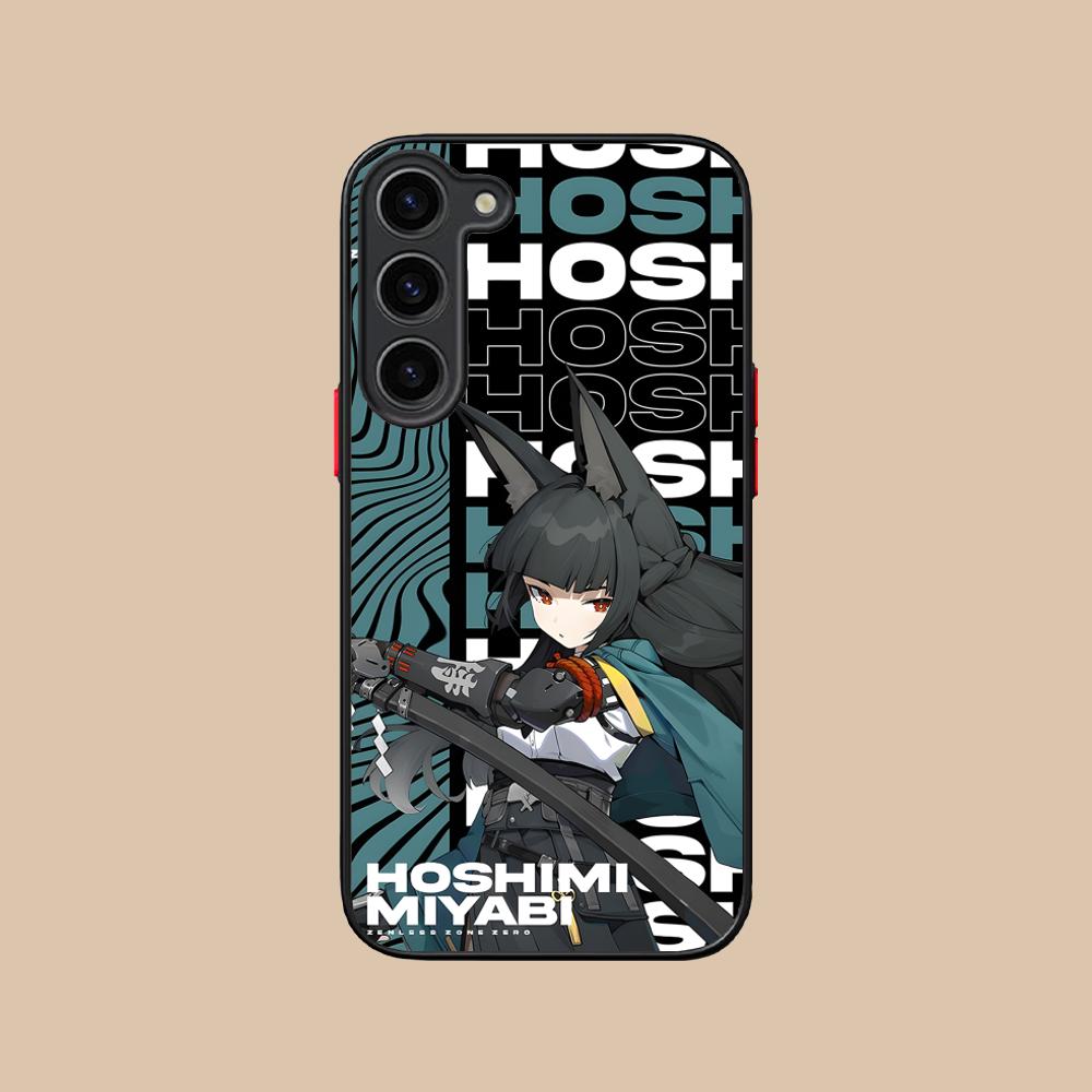 Zenless Zone Zero Hoshimi Miyabi Phone Case for Samsung Galaxy S25 S24 S23 S22 S21 Plus FE Ultra Colorful Silicone Cover Pretty