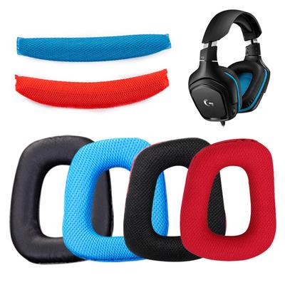Ivinxy Ear Pads Cushion Muff Cap Beam for Logitech G331 G332 G432 G431 G430 G230 G231 G930 Headset Headphone Bridge Girder Pad