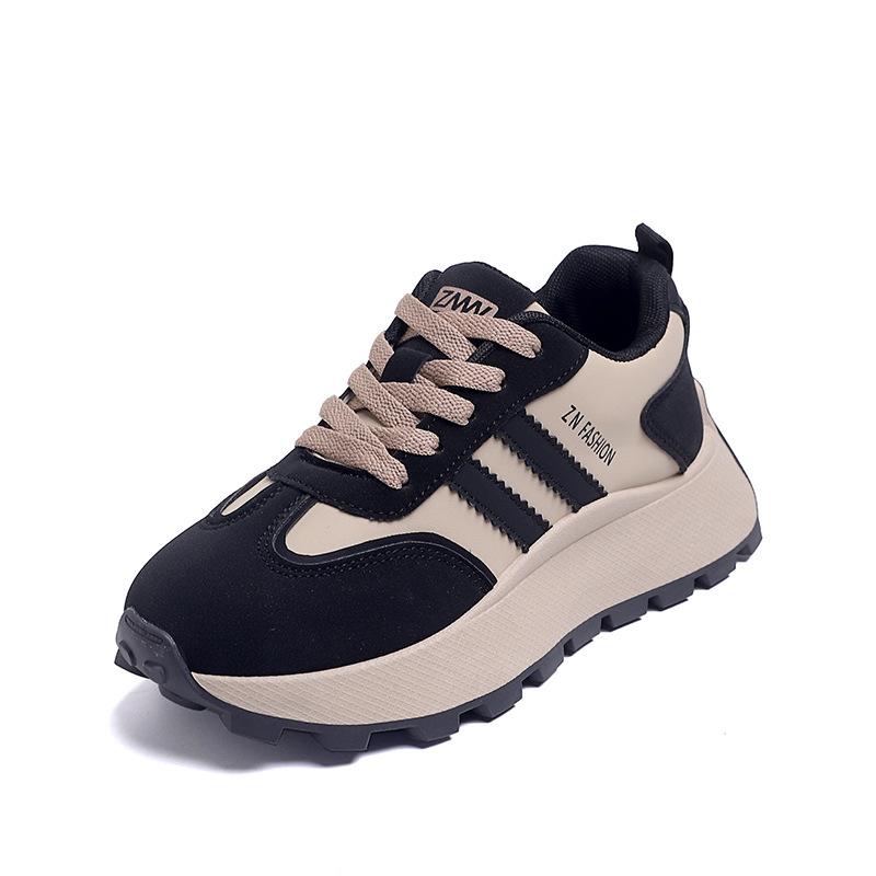 Thick Bottom Women's Shoes 2025 New Trend All-Match Casual Vulcanize Shoes Ladies Quality Tennis Sneakers Chaussure Femme