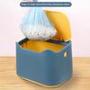 Cat Litter Trash Can Mini Countertop Cat Litter Disposal Bin with Press Type Lid Pet Poop Trash Can