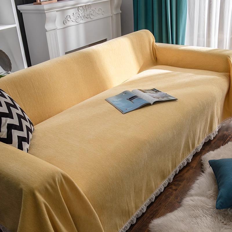 

Европейское четырехсезонное простое диванное полотенце с кисточками, синельное одеяло для дивана с защитой от кошачьих царапин, кожаная подушка для дивана 180x130cm