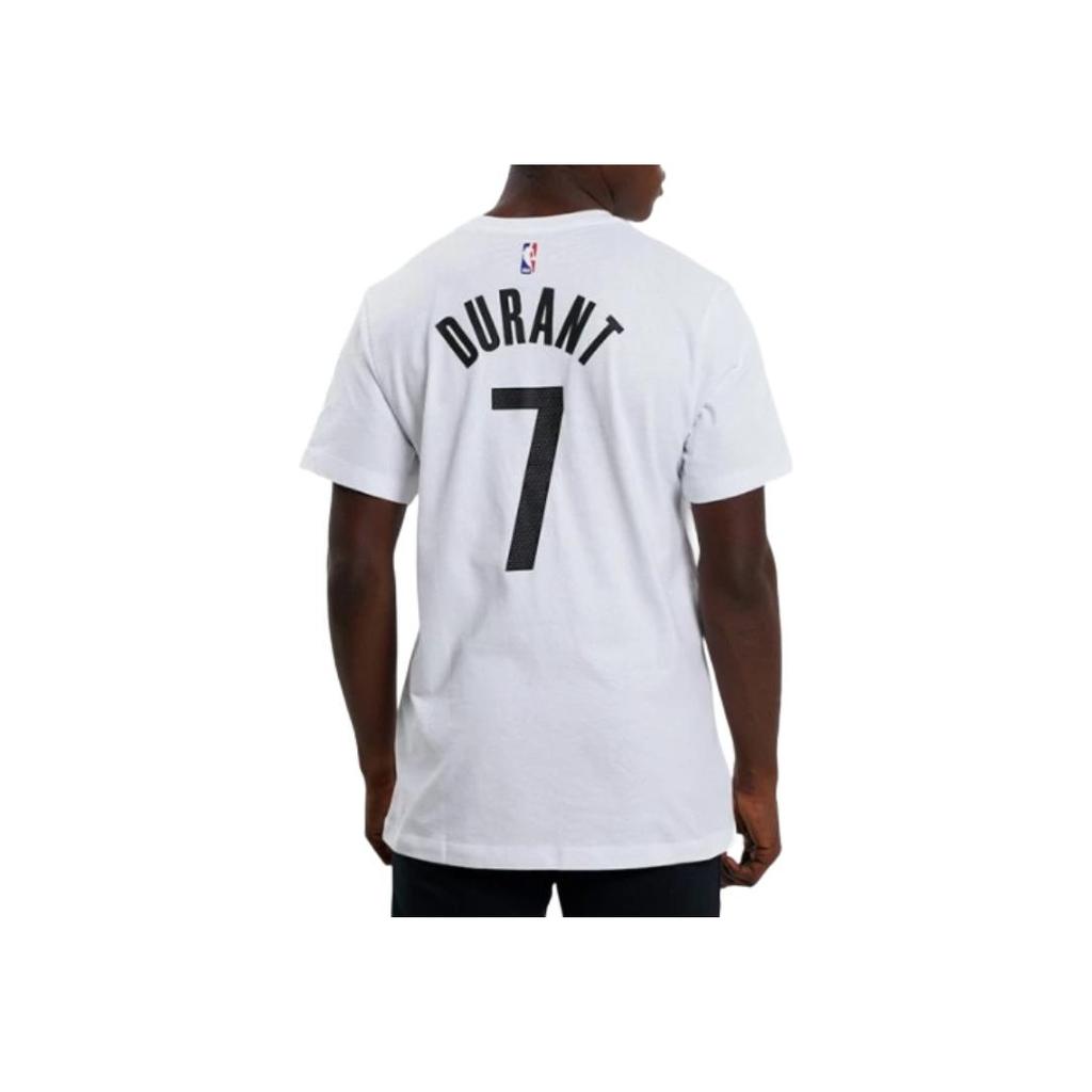 Nike Brooklyn Nets Graphic Crew Neck Short Sleeve T-Shirt Men Tops White DR6362-107