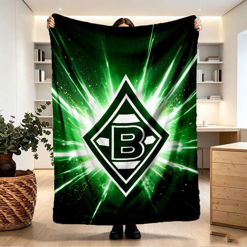 Borussia Monchengladbach Print Blanket - Soft & Comfortable, for Bedroom, Travel, Sofa, Home Decoration - Birthday Christmas Gift for Friend