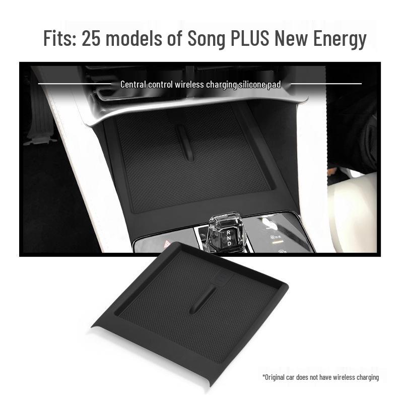 BYD Song PLUS 23-24 Console Wireless Charging Silicone Pad Organizer