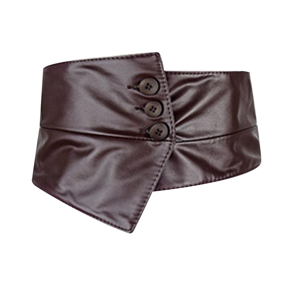 Fashion Wide Girdle Goth Retro Cummerbund Casual Waistband Strap  For Women Lady Girl Bridal