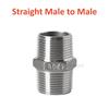 1/8” 1/4" 3/8" 1/2" 3/4" 1" 2" 4" BSP 304 Stainless Steel Equal Male Female Thread fitting Reducer British Water Pipe Connector