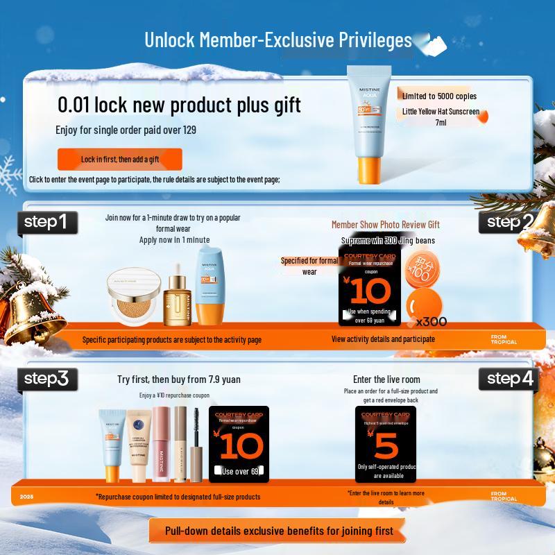 Mistine Little Yellow Hat Facial Sunscreen SPF50+ PA++++