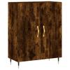 Sideboard Smoked Oak 69.5 X 34 X 90 Cm Engineered Wood