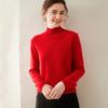 Autumn & Winter Women's Cashmere High-Neck Thick Knit Slim Pullover Sweater