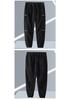 Men's Plus Size Double-Sided Fleece Sherpa Sweatpants, Thickened, Loose Fit, Cuffed, for Autumn/Winter