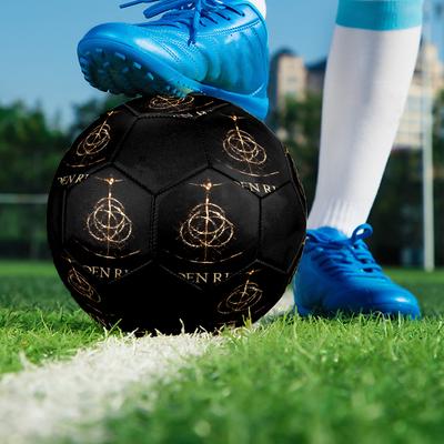 Elden Ring Indoor Soccer Ball Colorful Machine Stitched PVC Size 5 Team Training Competition Ready Durable High-Bounce Cool Sports Gift