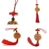Feng Shui Mystic Knot 10 kinesiska lyckomynt botar Hem Karriär Hälsa rikedom