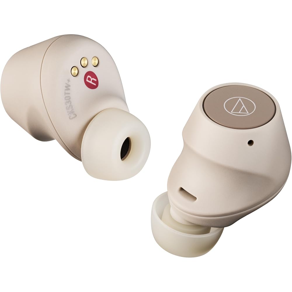 ATH-CKS30TW+/BG (Light Beige) Bluetooth True Wireless Earphones SOL