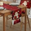 Nordic Christmas Santa Claus Party Holiday Table Decoration Kitchen Table Flag Table Cloth Holiday Mat Printed Table Flag