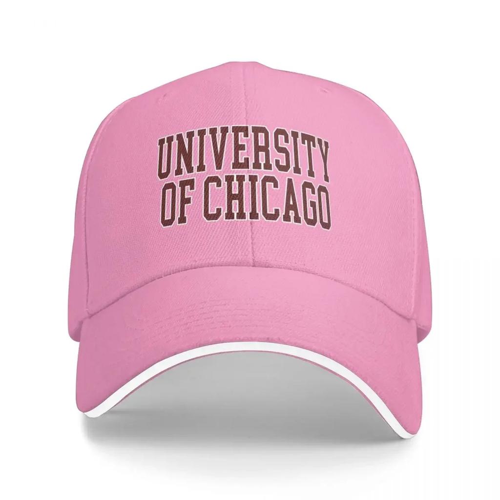 University of Chicago Baseball Cap Hip Hop Beach Outing Gentleman Hat Bobble Hat Golf Unisex Women's