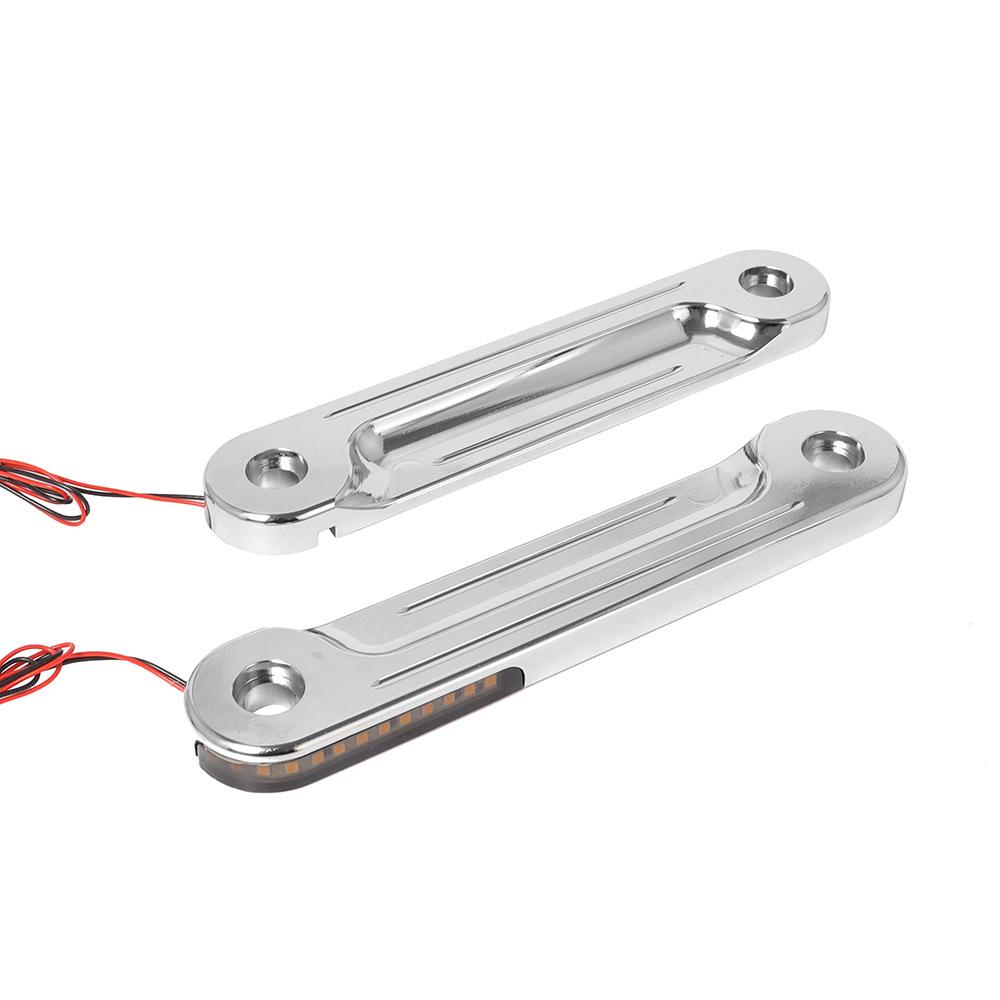 Harley Road King Dual LED Light & Shock Absorption Bracket