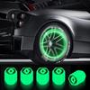 4pcs Car Tyre Valve Stem Luminous Caps Fluorescent Decor For Renault Clio Fluence Captur Megane Koleos Kwid RS Duster Kadjar S888