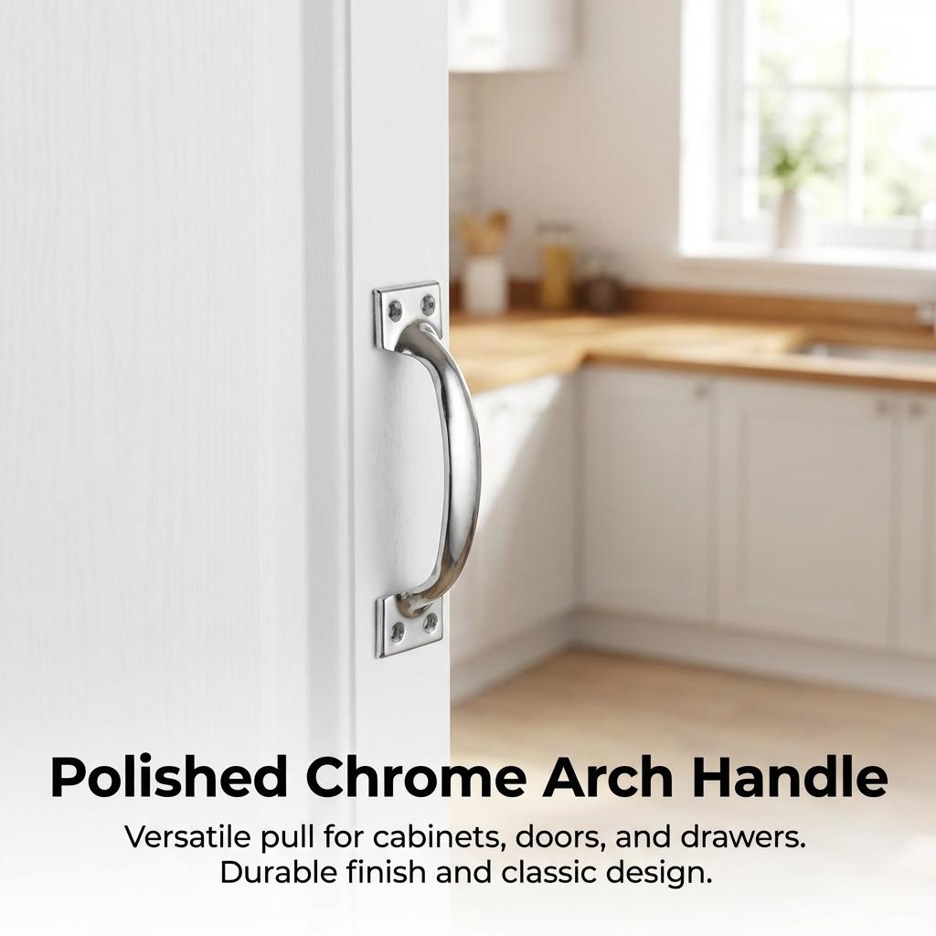 Stainless Steel Cabinet Door Handle Thickened Design For Wardrobe Door Window