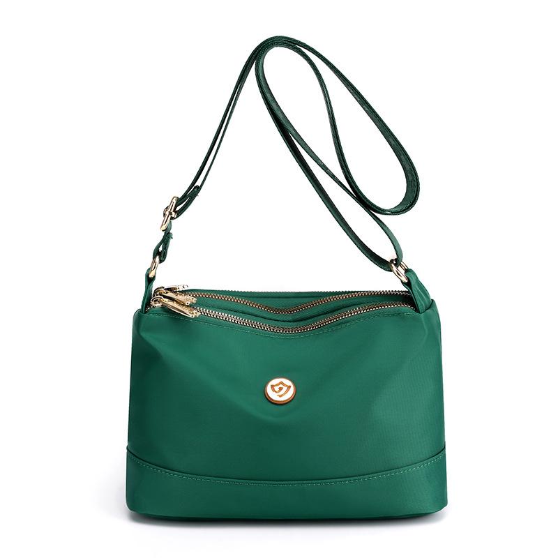 

Повседневная сумка-мессенджер из ткани Оксфорд, простая маленькая женская сумка через плечо, многосекционная сумка большой вместимости 24*10*15cm