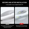 8 Stück Transparente Auto-Türgriffschale Kratzfester Schutzaufkleber für Chevrolet Cruze Equinox Captiva Trax Malibu Tahoe Impala Sonic