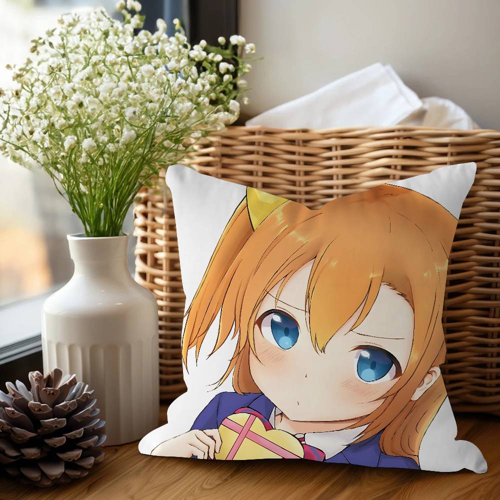 Anime Love Live Kousaka Honoka Pillowcases Home Bedding Decorative Pillow Cover Wedding Super Soft Pillow Case