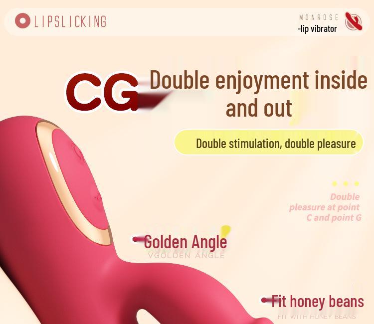 ROSELEX Laolusi Mini Tongue Vibrator for Women's Self-Stimulation, Intimate Adult Toy with Mobile App Integration.