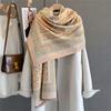 Luxury Winter Cashmere Scarf Women  Design Warm Pashmina Blanket Poncho Scarves Female Shawl Wraps Thick Foulard Bufanda