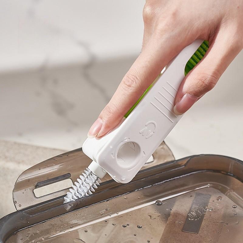 Portable Multi Functional Cup Brush Set For Bottles Mugs And Water Cups