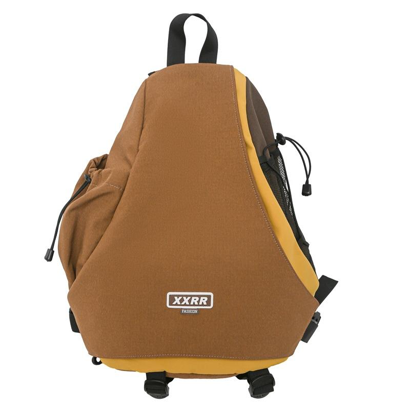 New Sports Wind Riding Diagonal Shoulder Bag Motorcycle Bombing Campus Portable Handsome Backpack Large Capacity Backpack.