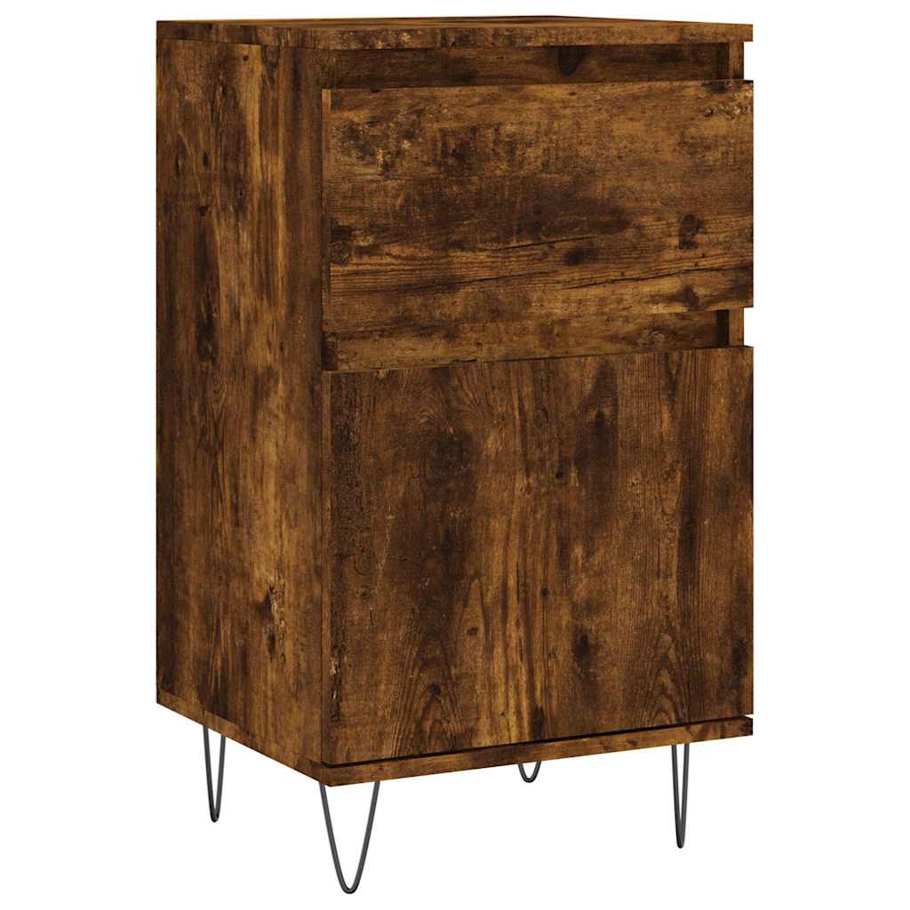 Sideboard Smoked Oak 40 X 35 X 70 Cm Particleboard