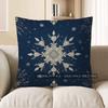Home Decor Snowflake Pattern Throw Pillow For Home Decor Pattern Cushion Cover Suitable For Sofa Bedroom Car Pillow Cover