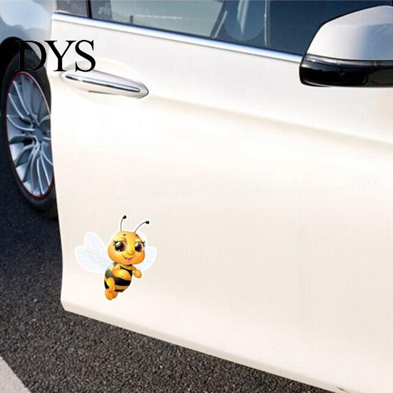 Auto Sticker Muur Cartoon Bijenpatroon PVC Decal Koelkast Deur Decoratie voor Kleine