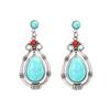 New Fashion Retro Palace Earrings Women's Accessories Water Drop Earrings Jewelry
