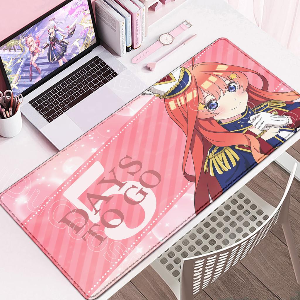 HD Print Anime The Quintessential Quintuplets Mouse Pad Gaming 900×400mm Mousepad Mouse Mat Office Accessories Keyboard Desk Pad