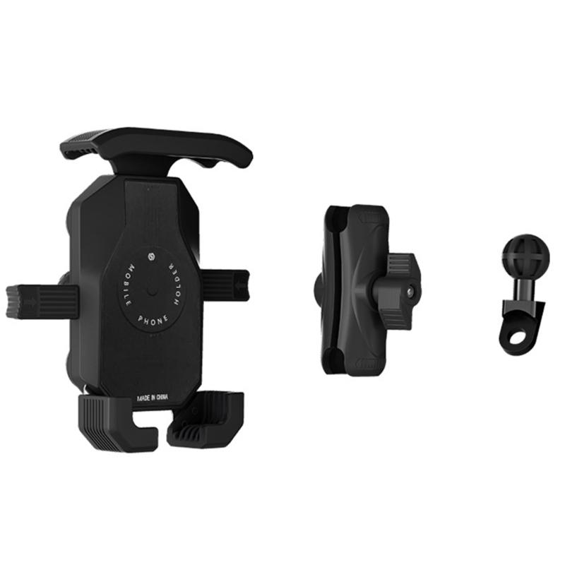 

Cycling Phone Cradles Support Bracket with Secure Three Prong Clamp, Rotatable, Waterproof Adjustable for All Weathers
