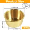 1Pcs Sauce Dipping Bowl Stainless Steel Dipping Cups Sauce Dishes 45/55ml Mini Seasoning Cups for Soy, BBQ, Sushi, Party