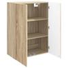 vidaXL Armoire Murale Chêne Sonoma 66 x 34,5 x 90 cm Bois d'ingénierie
