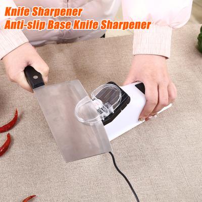 Affilacoltelli Elettrico a Doppia Faccia Affilacoltelli da Cucina per Coltelli Forbici Affilatura Veloce in 5s Strumento Domestico per Affilare Coltelli