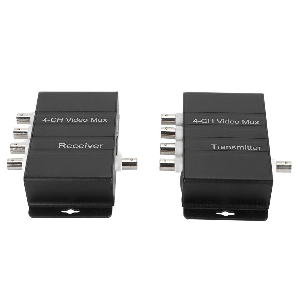 4 Channel Video Multiplexer Interference Resistant 4 HD Video to Coaxial Cable Multiplexer Transmitt