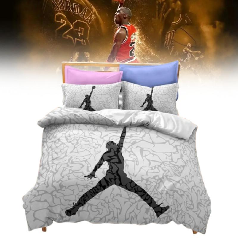 Series Michael Basketball Bedding Duvet Cover Pillow Case Bedroom Set