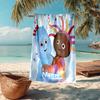 Custom Name Ultra-Soft Beach Towel with In the Night Garden Theme,Ideal for Pool - Camping, Diving - Perfect Travel Essential, Vibrant Beach Towel.