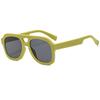 New fashion trend retro double beam large frame square sunglasses sunglasses