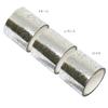 Kamiso Sansho Masking Tape Beautiful MONDE Decoration Tape 3 Patterns Romanee x 1 Silver 35mm Width x 3m 3 Volume Set (Fleure, Legance, each) GR-0533
