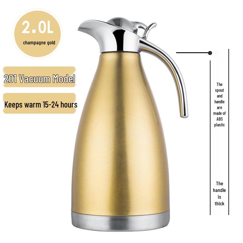 304 Stainless Steel Large Capacity Vacuum Insulated Thermos Flask for Hotels and Restaurants