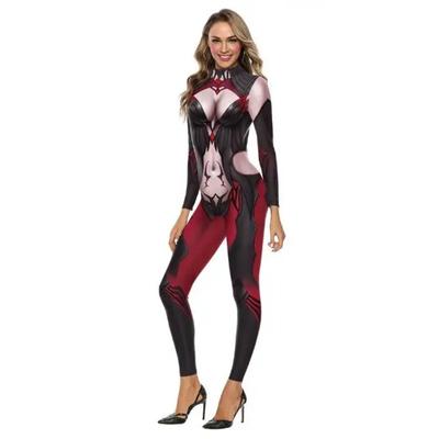 Anime 3D-gedruckte sexy Bodys für Frauen Cosplay Langarm Cosplay Jumpsuit Skinny Party Game Badeanzug Jogginghose
