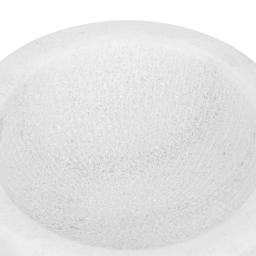 Linkidea Marble Shaving Soap Bowl, 100% Natural Marble, Internal Grooves for Maximum Lather. Heating Stones Provide a Luxurious Hot Shaving Experience