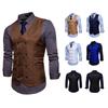 2021 Men's Double-Breasted Formal Vest Waistcoat