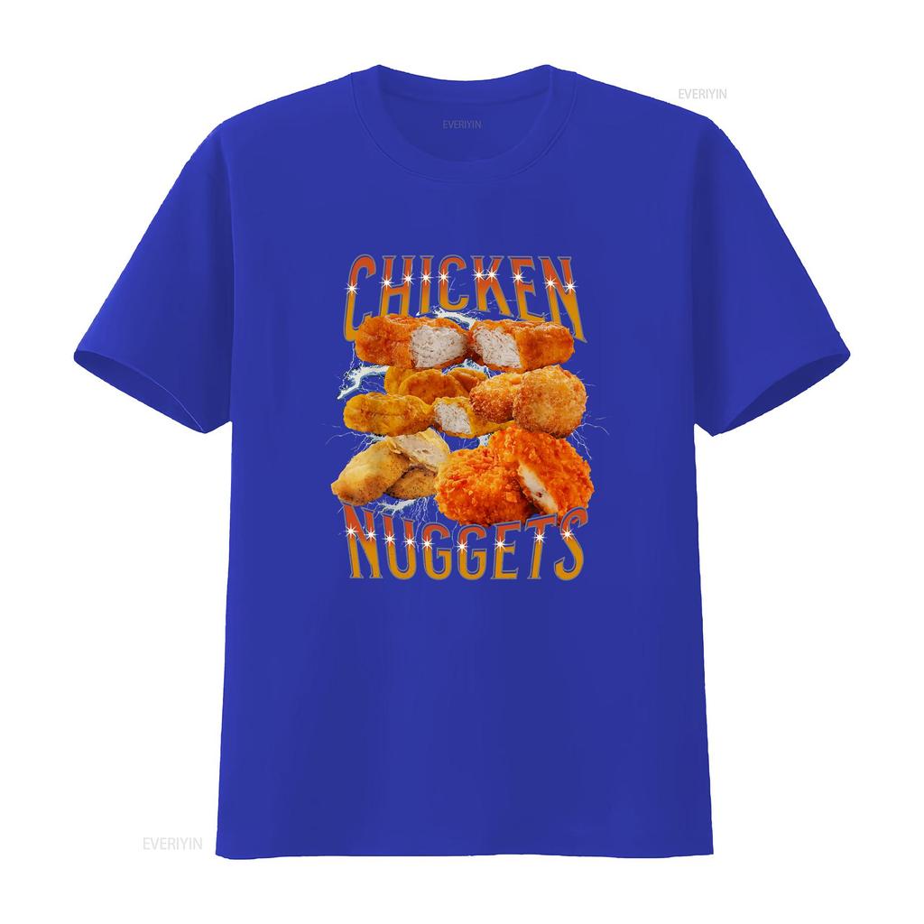 NEW LIMITED Chicken Nugget Funny Design Idea Premium T Shirt S 3XL vintage Washed Unisex graphic fashion streetwear Slightly